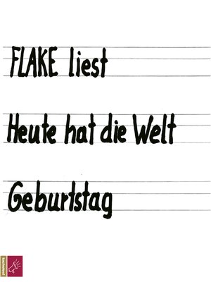 cover image of Heute hat die Welt Geburtstag